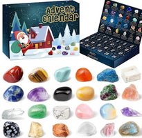 Adventskalender 2024 – 24 Natuurlijke Kristallen en Agaat