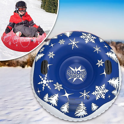 Uppblåsbar Snowrider Pulkatub med Handtag