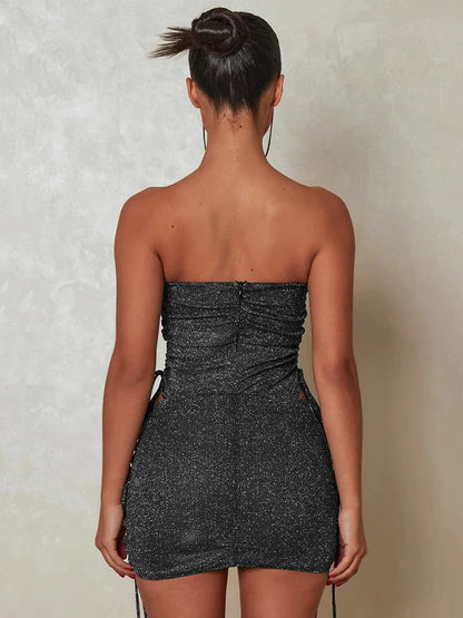 Looklus™ Glitter Sexy Dress Set