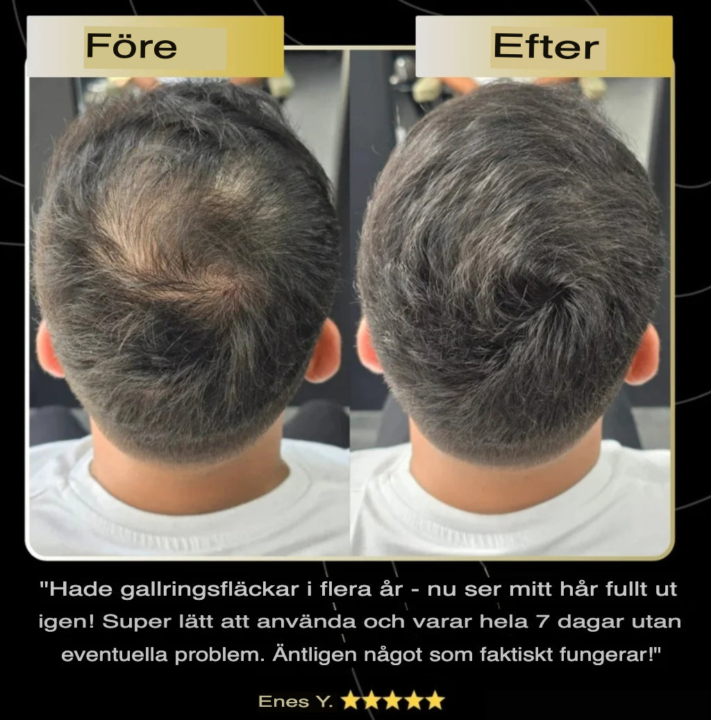Nova Hairfillup: Vandafvisende  for Øjeblikkelig Tykere & Fyldigere Hår