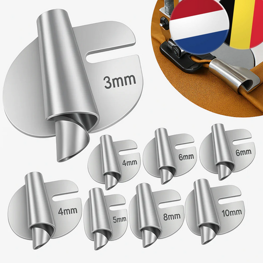 De oplossing voor perfecte en professionele zomen - Set van 8 rolzoomvoeten