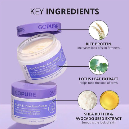 Purple Arm Sculpt Cream